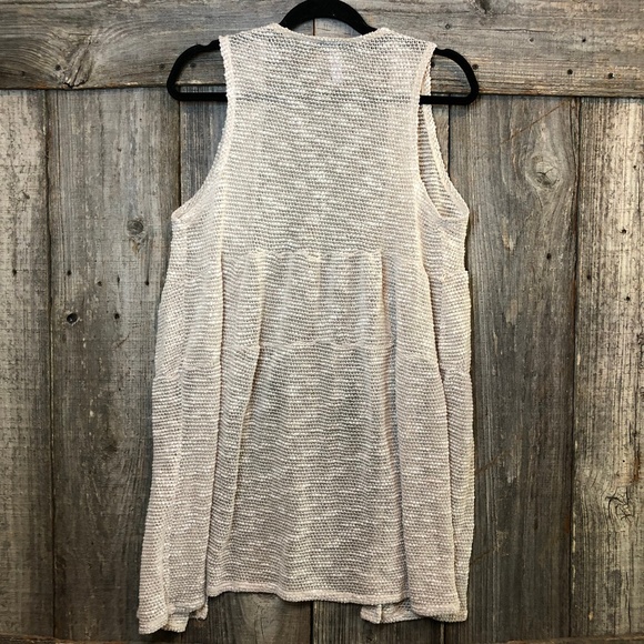 Alya Sweater Vest Cardigan BOHO medium - Picture 4 of 4